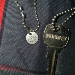 The Giving Keys Silver Key Necklace